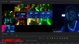 How to edit a music video in 15 minutes  how to edit faster [upl. by Ycram437]