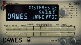 Dawes  Mistakes We Should Have Made Lyric Video [upl. by Weisler]