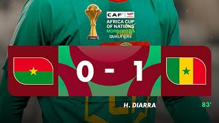 Résumé Burkina Faso vs Sénégal  Qualifications CAN 2025 J5 [upl. by Lebbie]