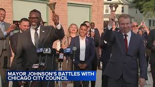 Chicago Mayor Brandon Johnsons battles with city council carry high stakes ahead of budget fight [upl. by Eldrida705]