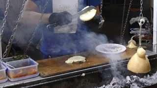 Melted Caciocavallo Cheese and Arrosticini Skewers Italy Street Food [upl. by Aloeda553]