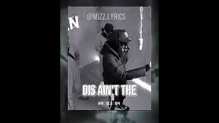 RIDLA  DRILL SZN LYRIC SNIPPET MIZZLYRICS [upl. by Muna993]