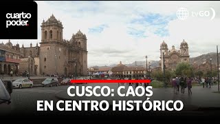 Caos en centro histórico  Cuarto Poder  Perú [upl. by Fabiolas110]