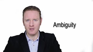 Ambiguity  Meaning  Pronunciation  Word World  Audio Video Dictionary [upl. by Sidnee]