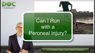 Can I Run With Peroneal Tendonitis [upl. by Aryamoy275]