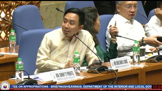 COMMITTEE ON APPROPRIATIONS  BUDGET BRIEFINGHEARINGS OF THE FY 2025 PROPOSED BUDGET DILG [upl. by Rikki]