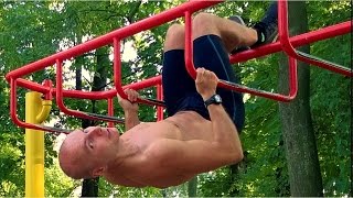 Podciąganie na Drążku od Zera Krok 45 Dociąganie z nogami wysoko  Pull Ups for beginners Part 45 [upl. by Elysia347]