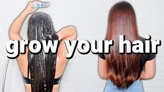 HOW TO GROW YOUR HAIR FASTER  Hair Growth Tips For Long And Healthy Hair [upl. by Nirb826]