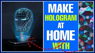 How to make a 3D HOLOGRAM at Home 2022 shorts [upl. by Netsirc]