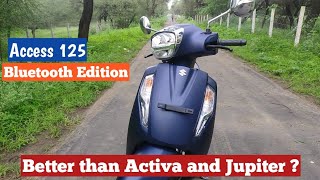 Suzuki access 125 BS6 Blutooth Edition 2021 Review Full Review  srautos [upl. by Ecyaj]