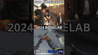 BONELAB 2024 VS BONEWORKS 2018 bonelab boneworks vr shorts [upl. by Charlet]