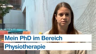 Mein PhD im Bereich Physiotherapie Andrea Aegerter [upl. by Alurta440]