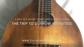 The Trip To Durrow REVISITED  a reel in D Major tabbed for mandolin and played by Aidan Crossey [upl. by Aiclid]