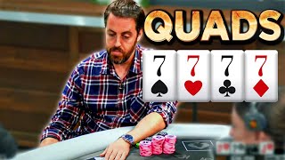 Straight Flushes and Quads At Super High Stakes [upl. by Peltz866]