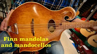 Finn mandolins mandolas and mandocellos [upl. by Hachman]