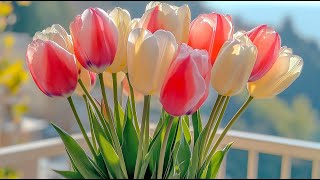 Peaceful classical music to reduce stress stop overthinking  Tulip Blooms 🌷 [upl. by Terencio652]