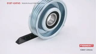 0187UVF45 TENSION PULLEY FOR GREAT WALL [upl. by Chrisse]