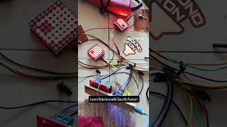 Eyes Animation using DoT matrix 8X8 diyprojects arduino robotic roboticsera stemeducation [upl. by Nesnaj332]