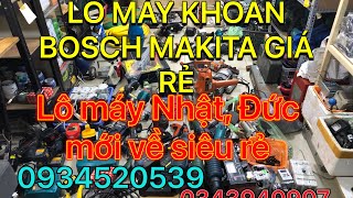 Hang Nhat bai gia re máy khoét lỗ pin makita 18v giá rẻ máy hút chân không 0934520539 [upl. by Ytoc]