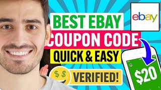 Latest eBay Discount Codes amp Coupons ACTIVE amp VERIFIED eBay Promo Codes to use RIGHT NOW NEW [upl. by Euqirat]