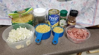 Beef Mac amp Cheese Prego Pasta Sauce [upl. by Frodina]