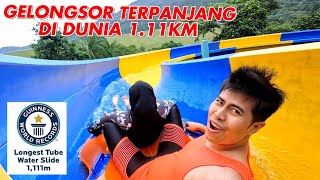 24 JAM MAIN GELONGSOR AIR TERPANJANG DI DUNIA 111KM  Escape Theme Park Penang [upl. by Lrig839]