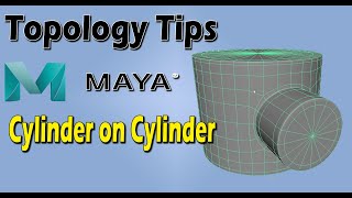 Maya Topology Tip • Cylinders [upl. by Auhso402]