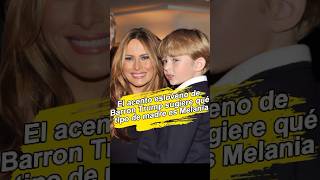 El acento esloveno de Barron Trump sugiere qué tipo de madre es Melaniaforyou celebrity usa [upl. by Peggir]