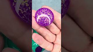 Demolding Resin Art Purple Opal Cabochons [upl. by Anitnuahs]