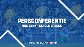 Persconferentie KRC Genk  Cercle Brugge  20012024 [upl. by Frye]