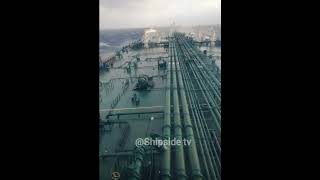 VLCC Very Large Crude oil Carrier in Rough seas [upl. by Nitsa]