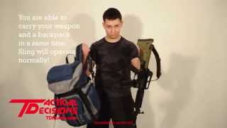 DOLG m3 tactical sling QD swivels version video for mobile devices [upl. by Urbanna]