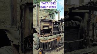 Tata 1612 cabin work tatamotors newtruck truckdriver driver tata newlook [upl. by Cloutman]