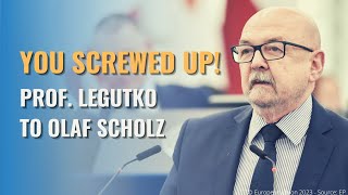 PROF RYSZARD LEGUTKO This is Europe Debate with Olaf Scholz [upl. by Edobalo690]