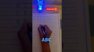 How to write capital lettersABCD alphabetcapital letters abcd writing [upl. by Mahgirb]