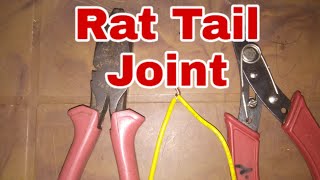 Rat tail joint make by iti electricianElectrical engineering method [upl. by Thorvald]