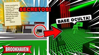 Como acceder a NUEVA base CRIMINAL LASER OCULTA en Brookhaven Roblox 😨 REVELO secreto CARTA AGENCY [upl. by Shakespeare]