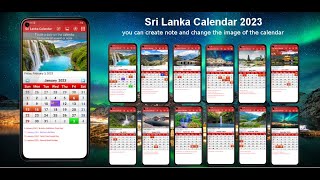 Sri Lanka Calendar 2023 [upl. by Rahsab400]