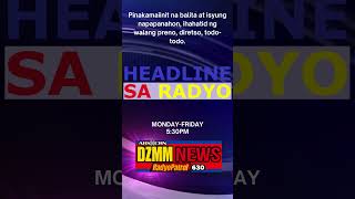 FANMADE DZMM News Headline sa Radyo Theme 1 HD [upl. by Elboa]