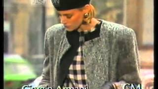 quotGiorgio Armaniquot Autumn Winter 1983 1984 Milan Pret a Porter Woman by Canale Moda [upl. by Arlene]