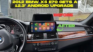 2012 BMW E70 X5 Android Screen Upgrade [upl. by Tterraj]