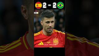 Spain 🇪🇸 vs 🇧🇷 Brazil  new era of football  Highlights [upl. by Hoag]