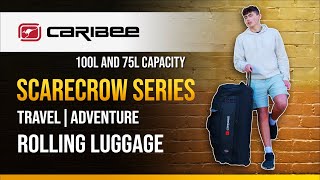 Caribee Scarecrow Series 75L and 100L Wheel Travel Bags  Product Tour [upl. by Shinberg169]