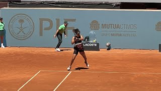 MUTUA MADRID OPEN 2024 NAOMI OSAKA vs GREETJE MINNEN 2024 04 24 [upl. by Odidnac]