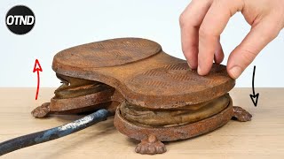 1900s Foot Pump Restoration  A unique Piece [upl. by Idroj]