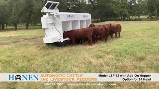 Hanen Automatic Solar Powered Cattle Feeder LSF12 [upl. by Odrick]