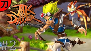 Jak and Daxter The Precursor Legacy 100 Walkthrough  Part 2  Sandover Village [upl. by Stilwell]