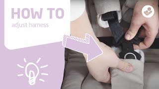 MaxiCosi  Zelia stroller  How to adjust harness [upl. by Oruasi633]