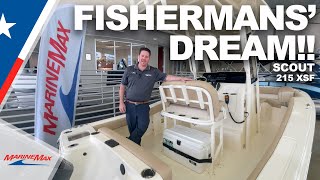 2023 Scout 215 XSF Walkthrough  MarineMax Houston [upl. by Sommer]