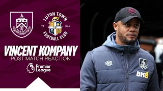 Kompany Reacts to Luton Draw  REACTION  Burnley 11 Luton Town [upl. by Anikat]